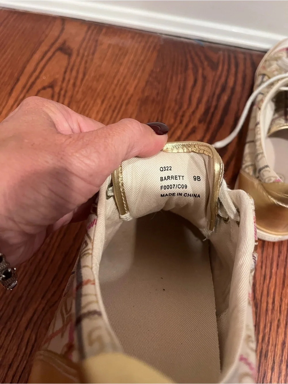 Coach Lowline Signature Canvas Sneakers size 9 B